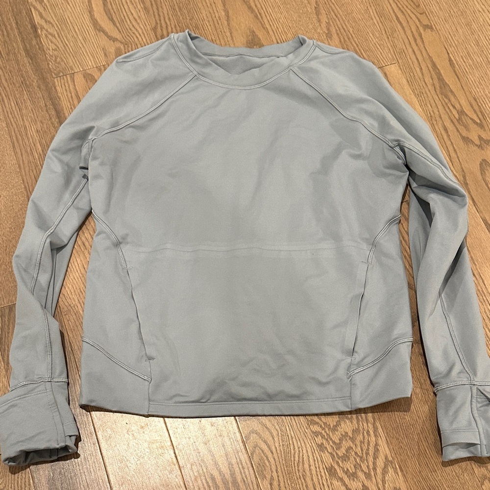 lululemon athletica Light Gray Sweatshirt